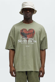 Good Things Oversized Short Sleeve Tee - Olive