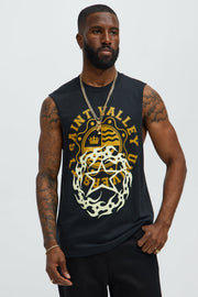Saint Valley Crest Muscle Tee - Black