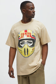 Tokyo Racing International Oversized Short Sleeve Tee - Sand