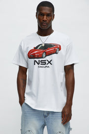 Acura NSX Art Sketch Short Sleeve Tee - White