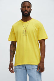 LA Leisure Club Short Sleeve Tee - Butter Yellow