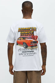 American Muscle 69 Short Sleeve Tee - White