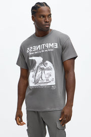 Everything Is Temporary Short Sleeve Tee - Charcoal