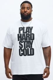 Play Hard Stay Cold Short Sleeve Tee - White