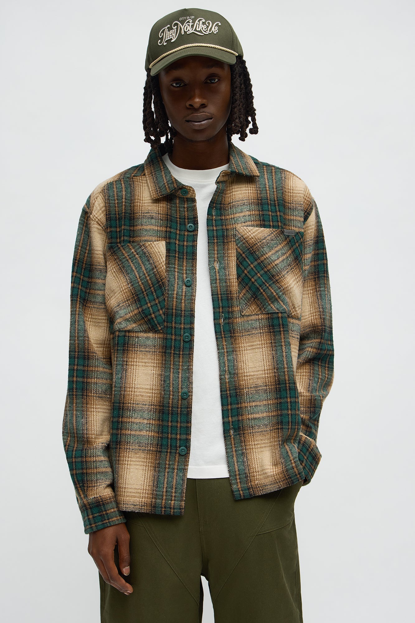 Your Wednesday Flannel - Green/combo
