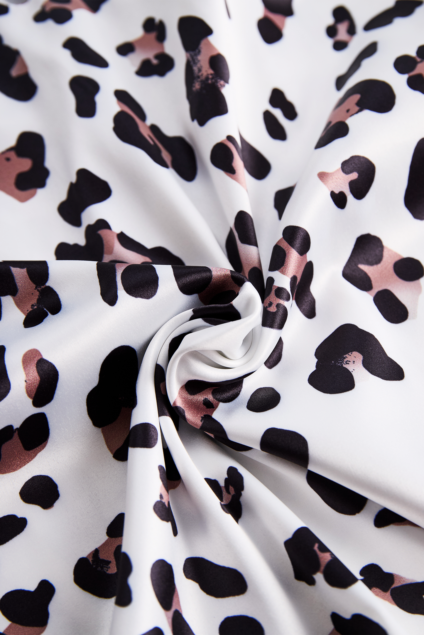 Leopard Print Deep V Halter Neck Top by Daily Drop Mart 