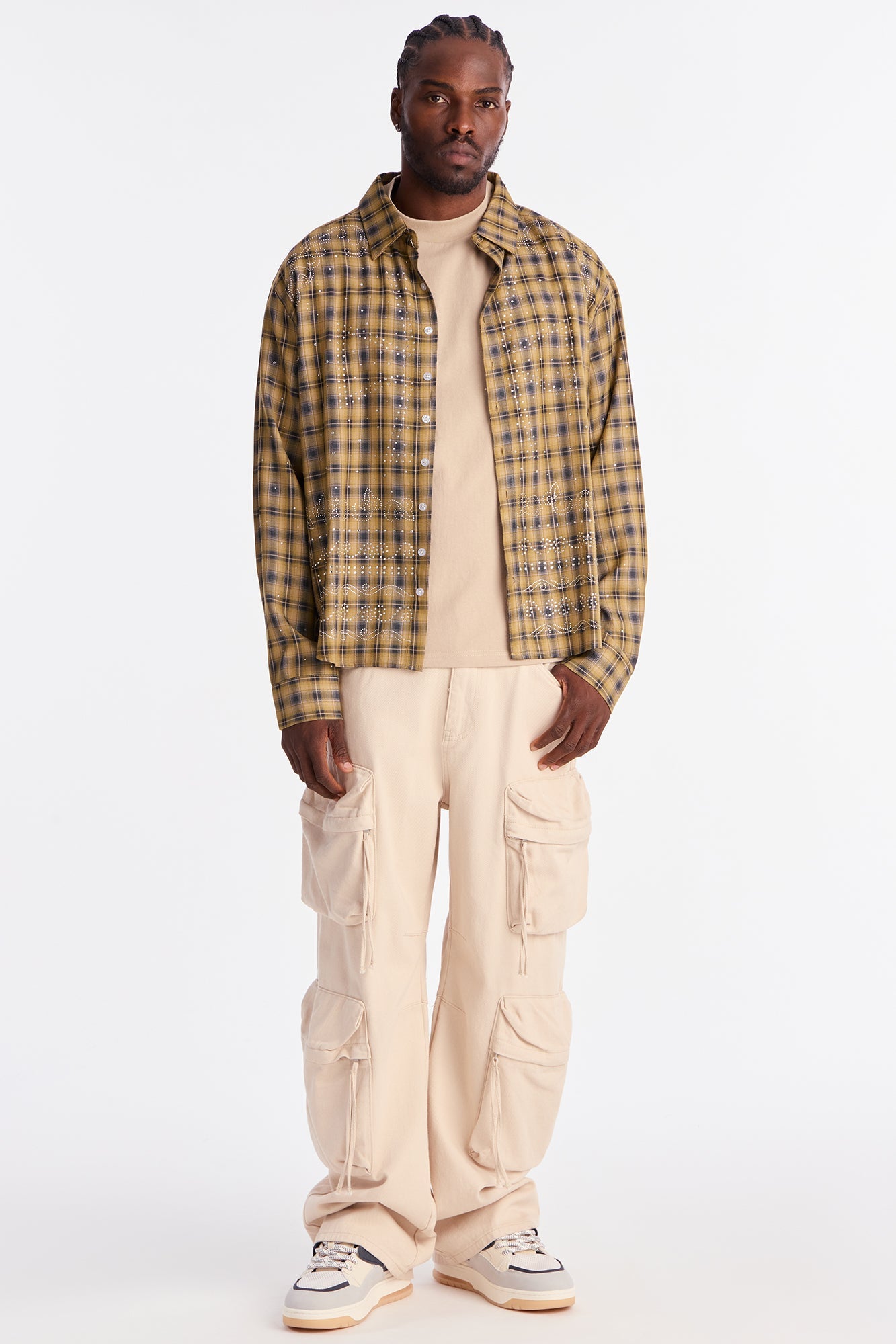 Oversized Heavyweight Tee 240GSM - Beige