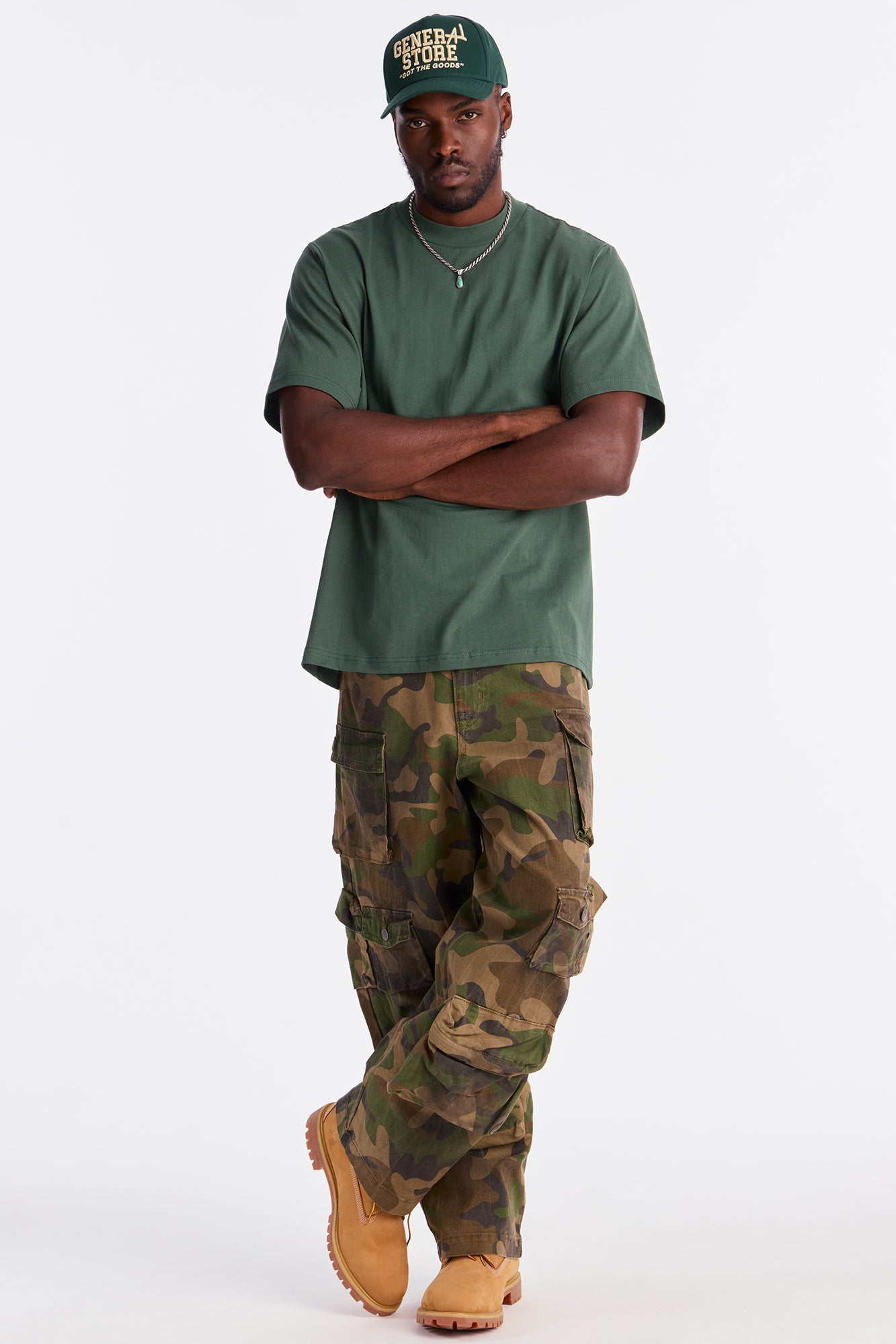 Oversized Heavyweight Tee 240GSM - Hunter