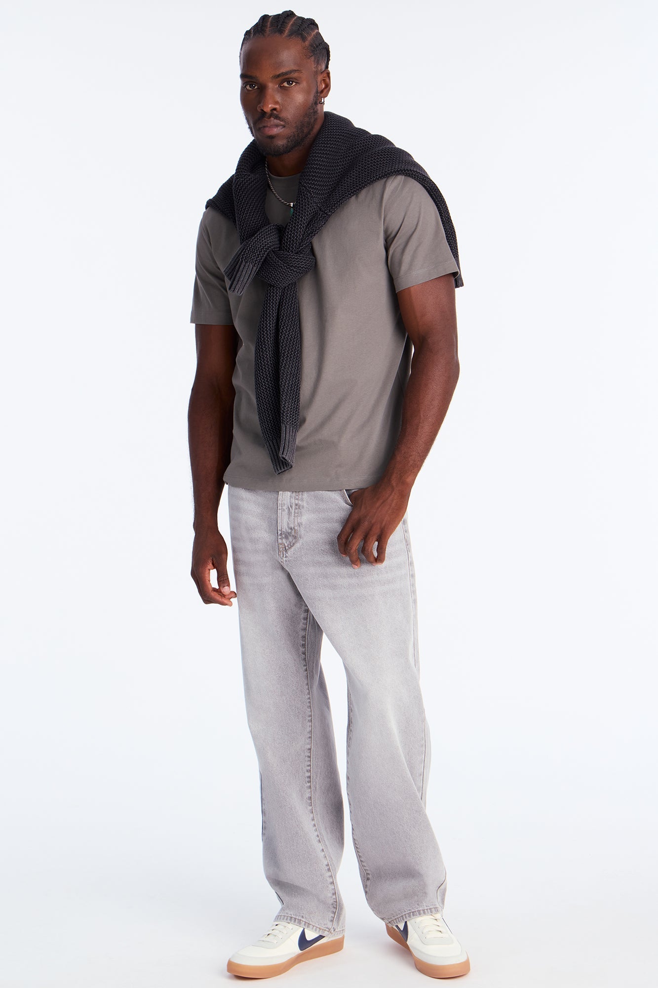 Classic Lightweight Tee - Charcoal