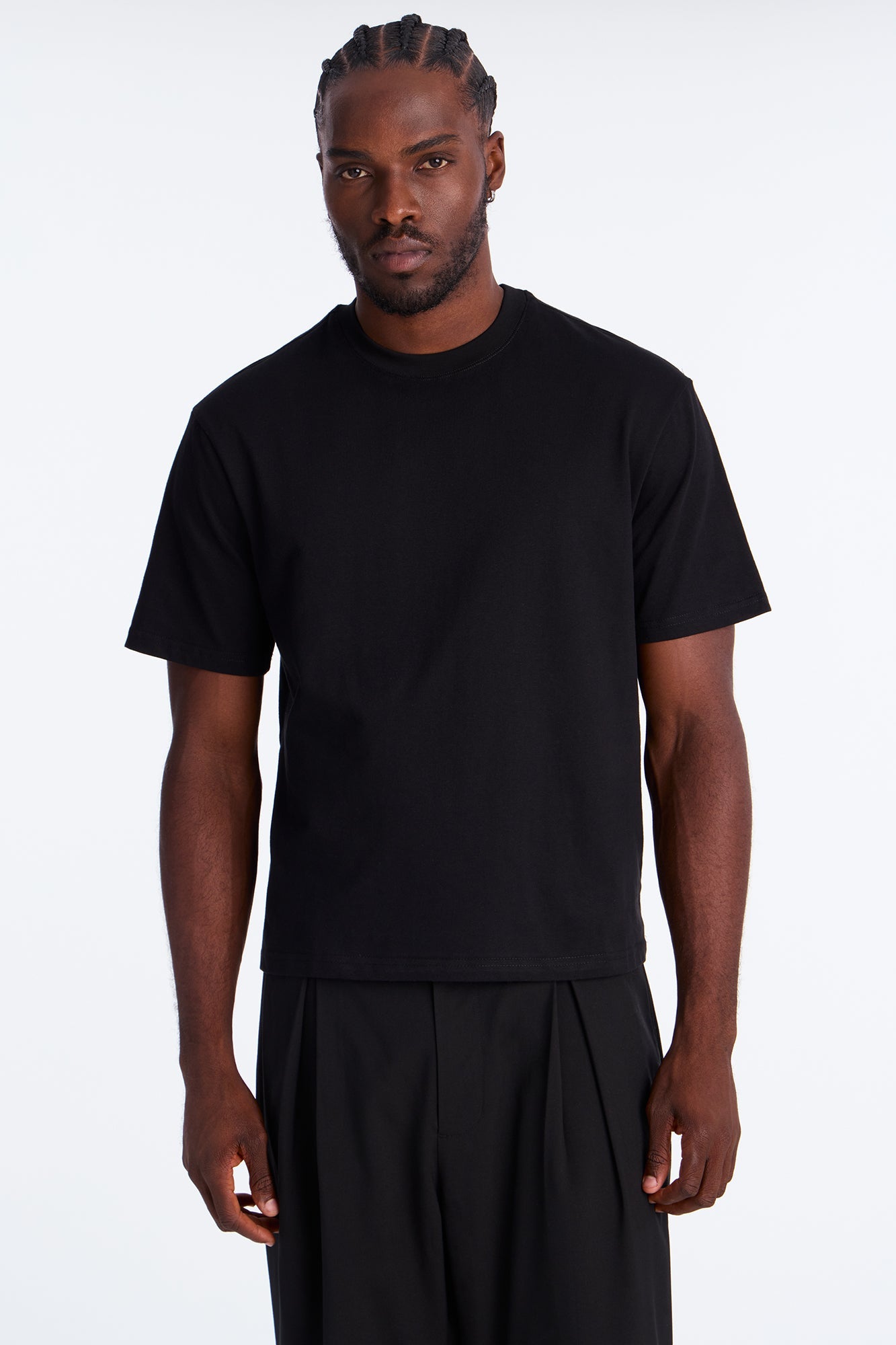 Relaxed Premium Midweight Tee - Black
