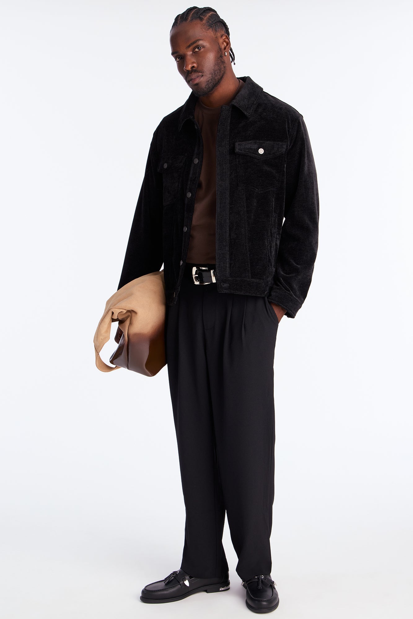 Relaxed Premium Midweight Tee - Brown