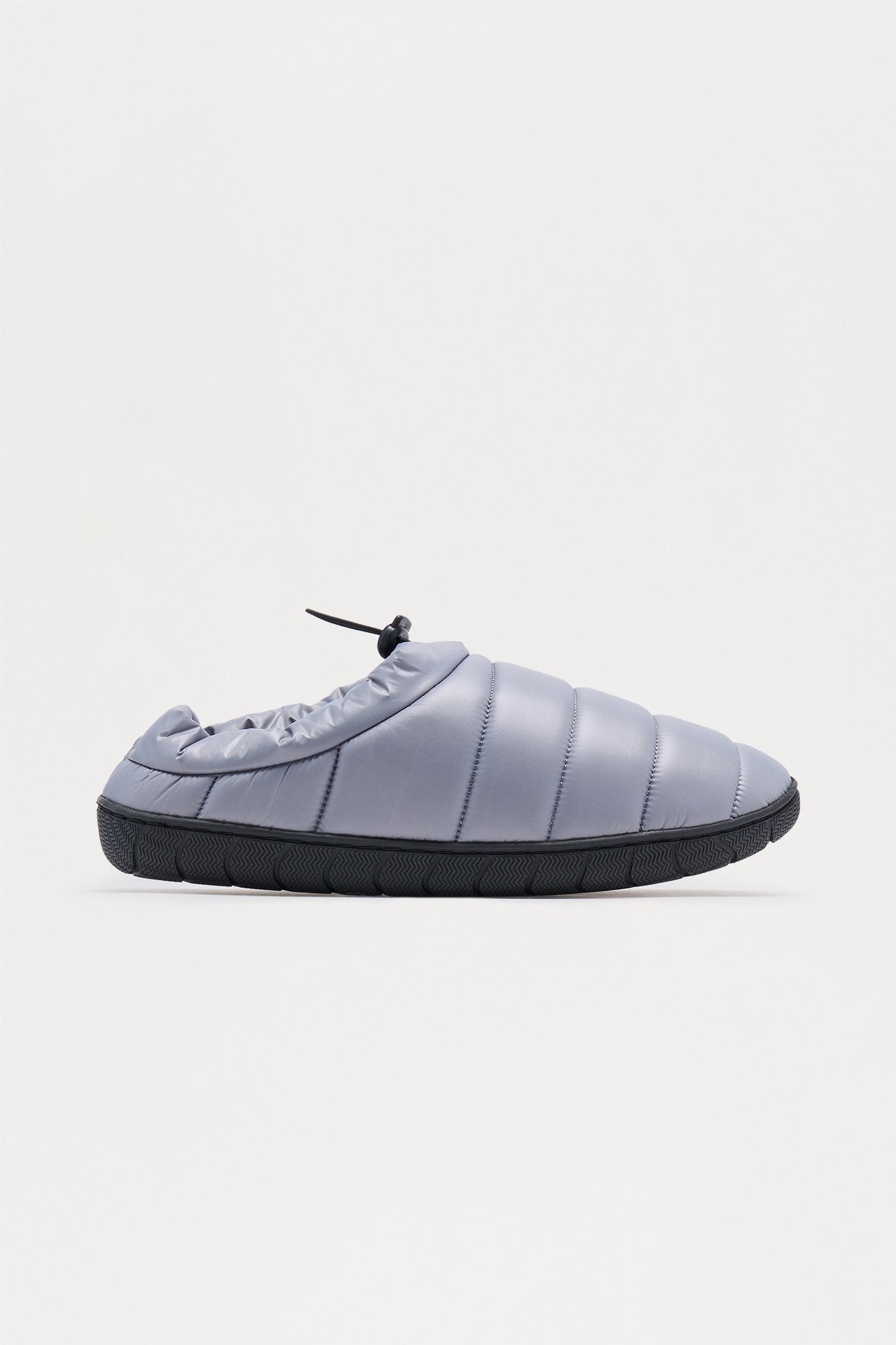 Run Around Quilted Slipper - Grey
