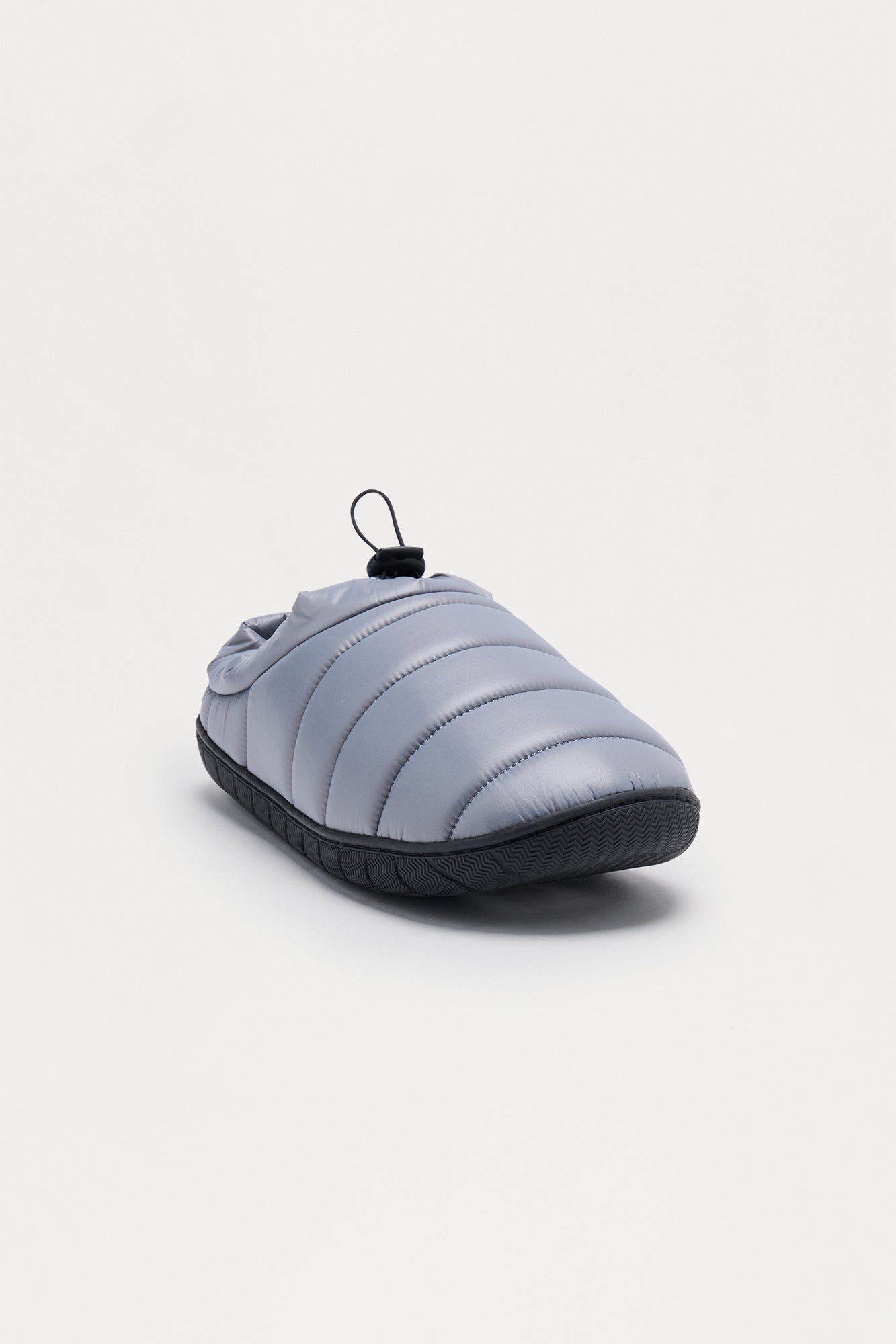 Run Around Quilted Slipper - Grey