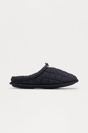 In Motion Quilted Slipper - Black