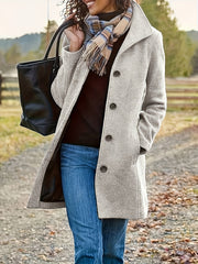 Elara Fleece Jacket - Elegant and Warm for Women in Autumn and Winter