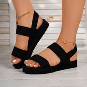 Stylish Women's Sandals with Elastic Band - Ultimate Comfort for Summer