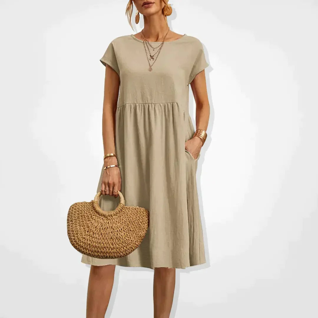 Iris Summer Dress - For Elegance and Freedom